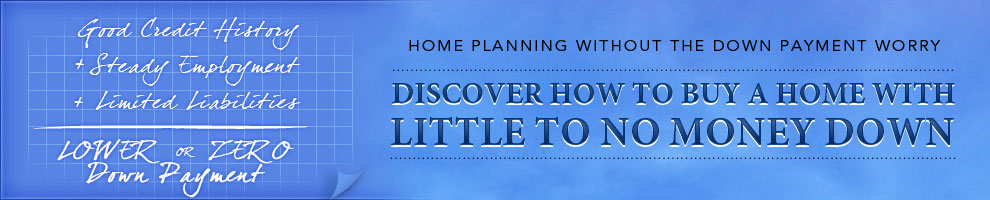 how to buy a home with little or no money down image